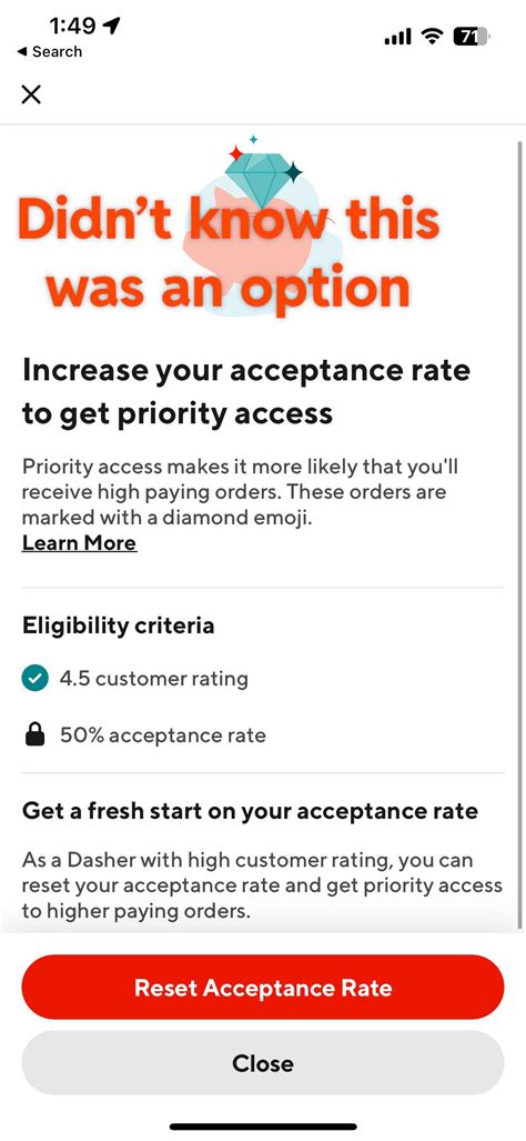 How can i reset my acceptance rate on doordash. Things To Know About How can i reset my acceptance rate on doordash. 